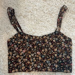 NWT Super Natural by Secret Mission Flower Top